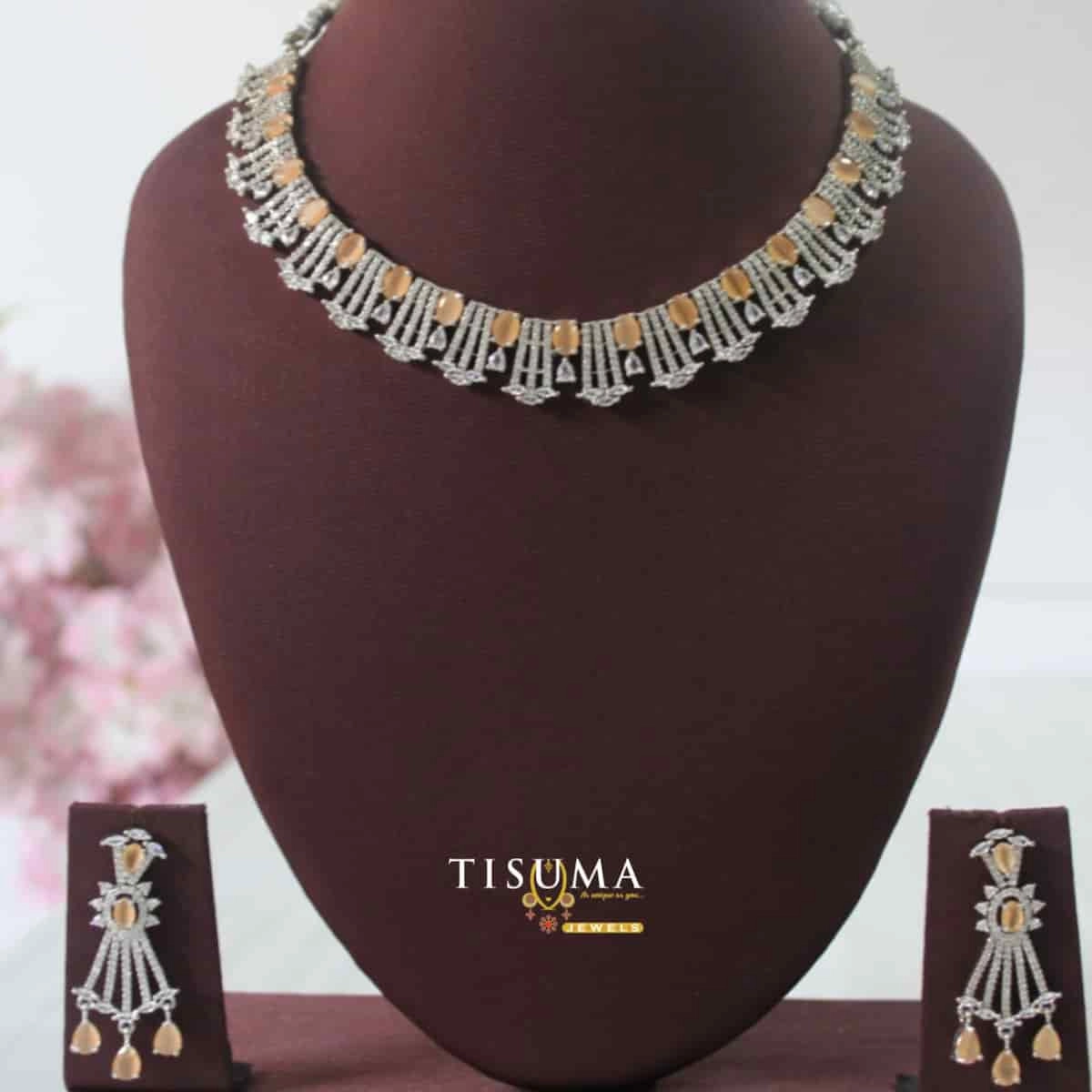 Two-Tone AD Necklace Set