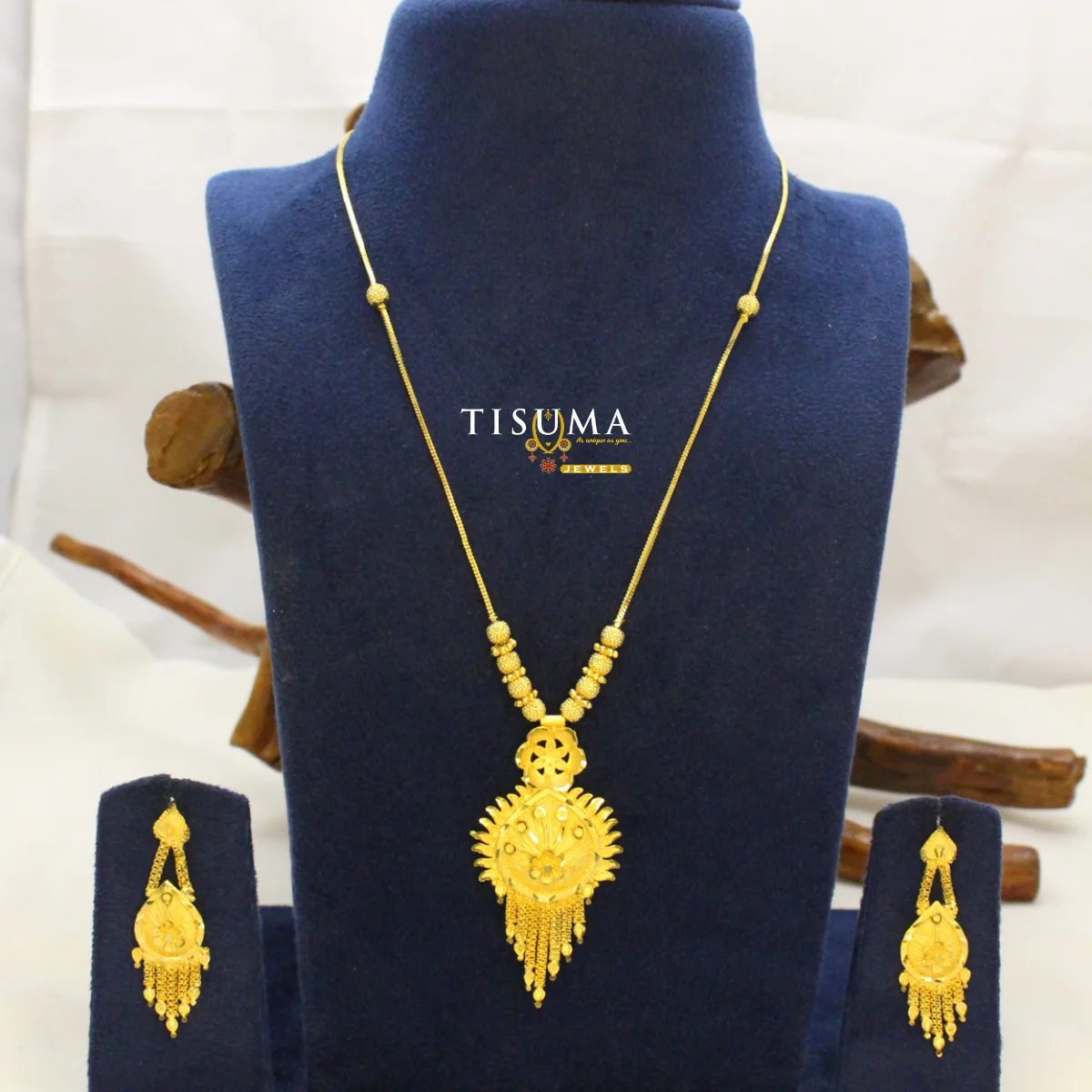 One Gram Traditional Coin Pendant Necklace