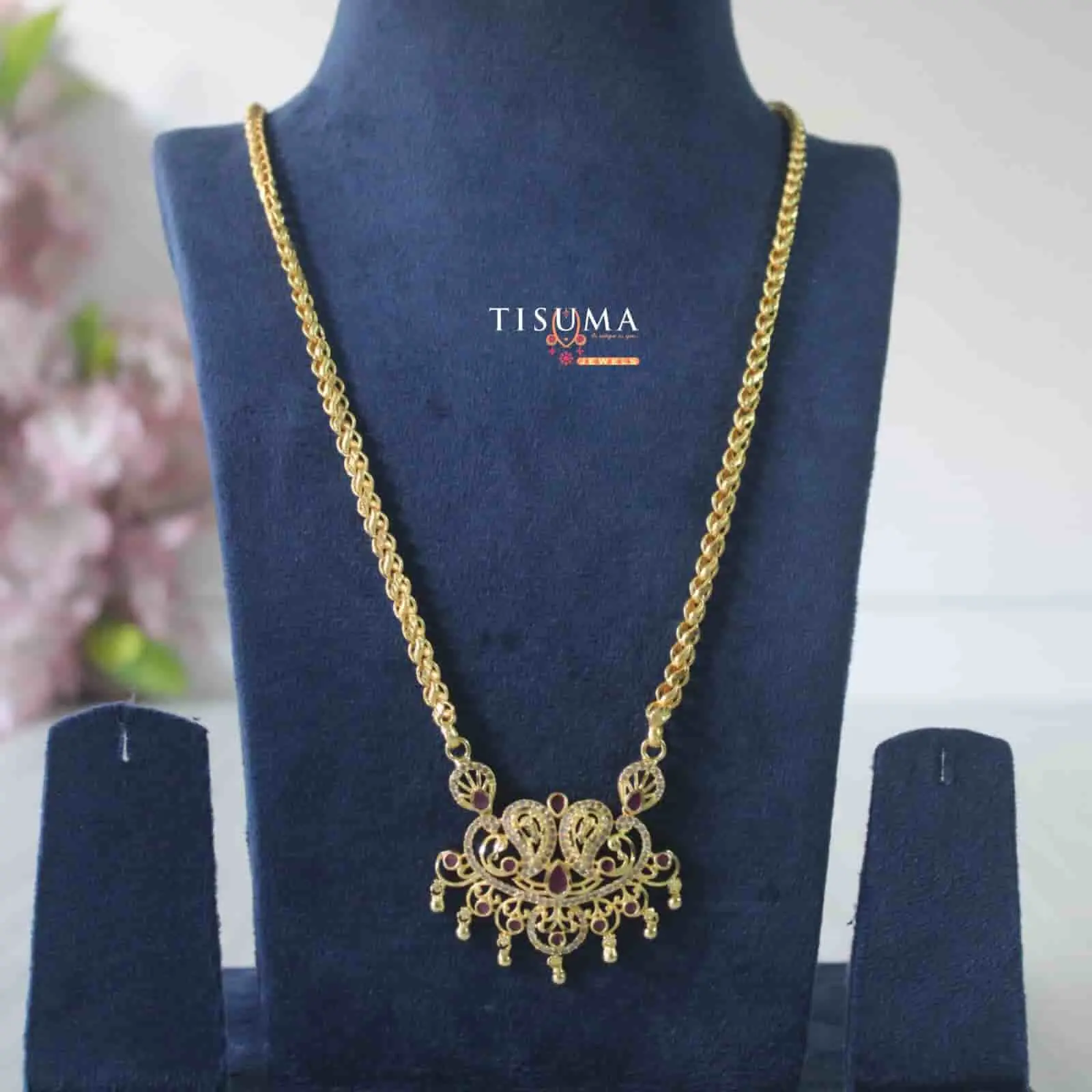 Impon Gold Twin Peacock Dollar Haram