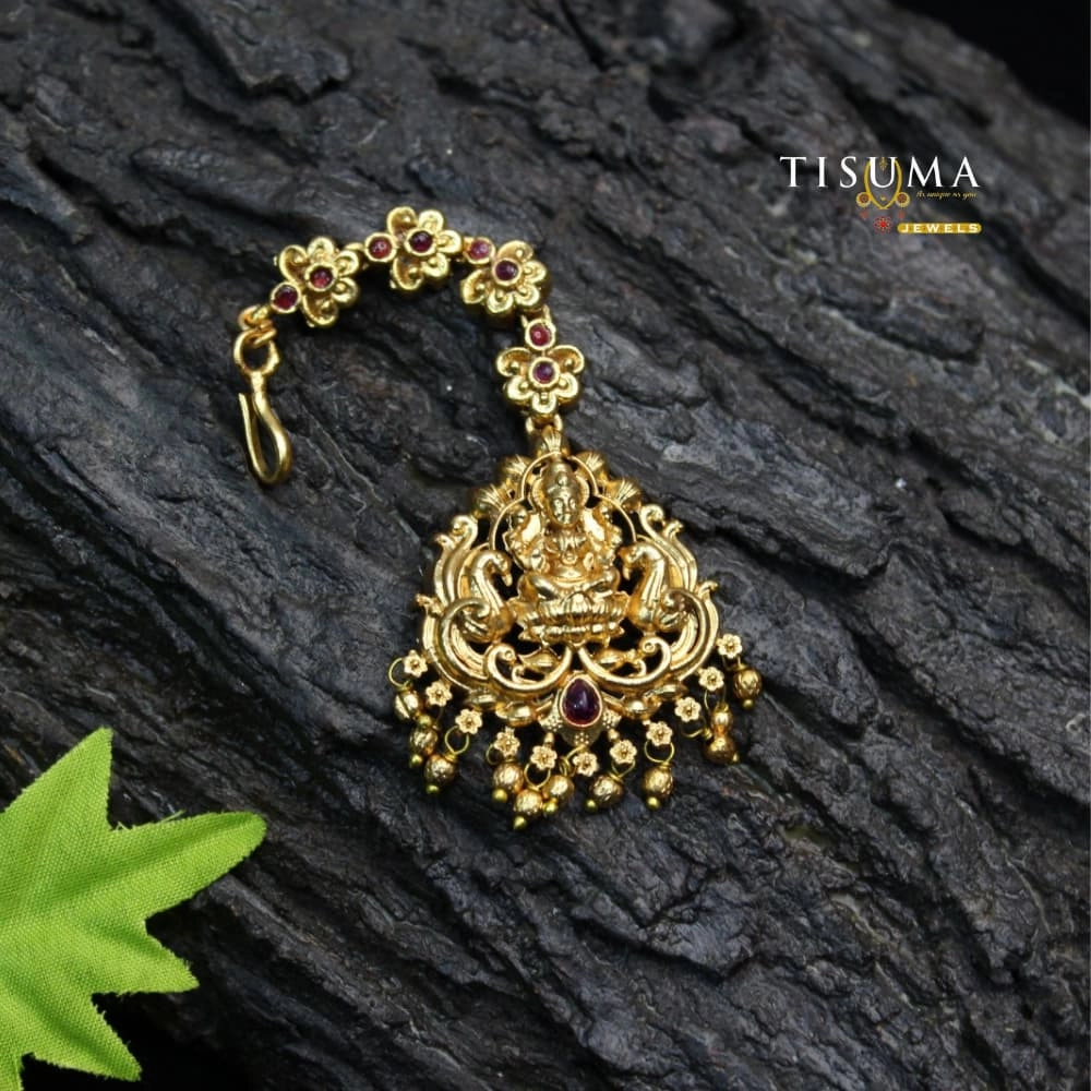 Lakshmi Ruby Floral Nethi Sutti