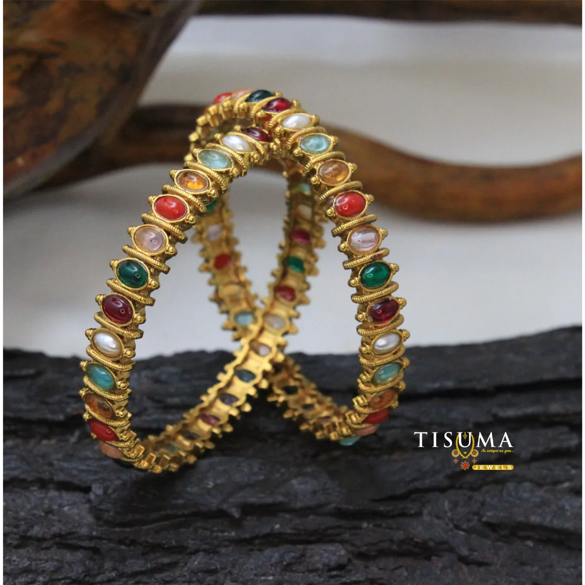 Navaratna Matte Bangle